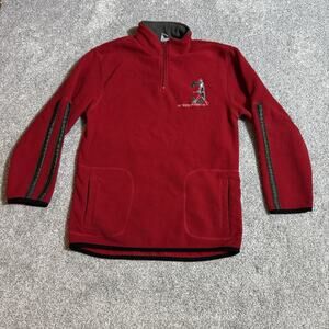 Vintage Y2K Old Navy Fleece Jacket Mens Size XXL Gorpcore 1/4 Zip Embroidered